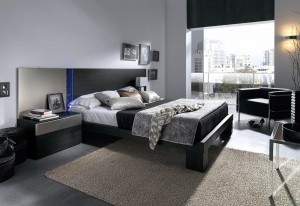 dormitorio de diseño moderno       